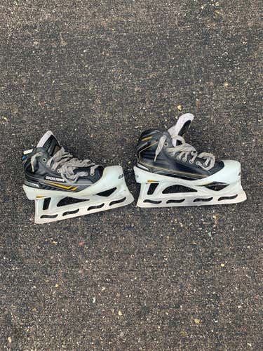 Senior Bauer Supreme NXG Regular Width Pro Stock Size 8.5 Goalie Skates