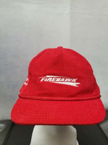 Vintage Firestone Racing Firehawk Zipback Courdory Hat