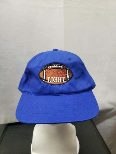 Coors Light Football Strapback Hat