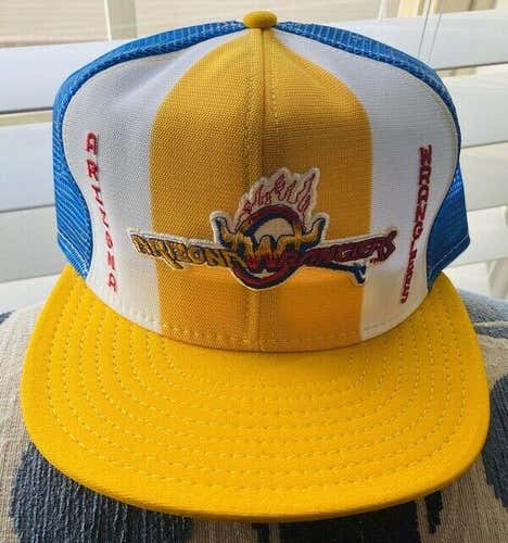 Vintage Arizona Wranglers USFL AJD Lucky Stripes Authentic Vintage Hat Rare New!