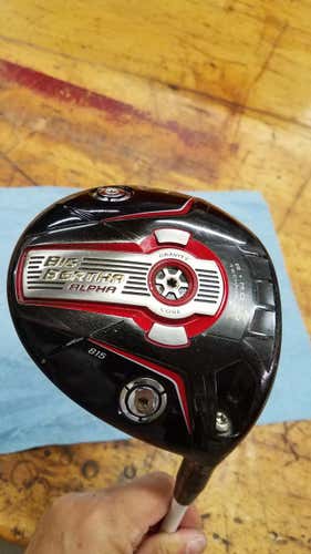 Used Men's Callaway Right Handed Big Bertha Alpha 815 Driver Stiff Flex 10.5 Loft