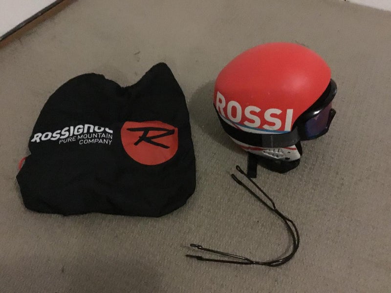 Used Rossignol Hero FIS Legal helmet with chinguard, Size small 55cm, $45 or best offer