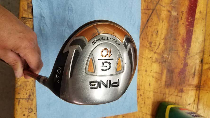 Used Men's Ping Right Handed G10 Driver Stiff Flex 10.5 Loft