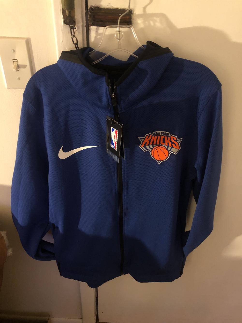 knicks warm up jacket