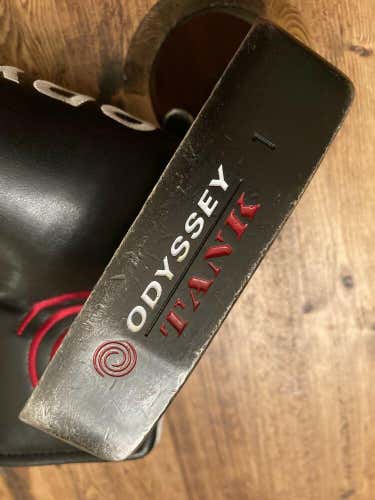 Odyssey Tank 1 Putter RH 33” w Winn Midsize Pistol Grip & Odyssey Headcover