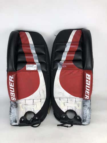 Used Bauer Bppythgp 24" Ice Hockey Goalie Leg Pads