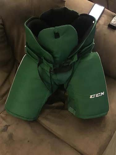 Green Senior Large CCM HP35 Pro Stock Hockey Pants