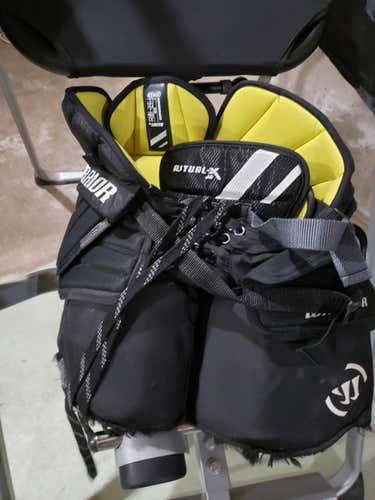 The Best - Used Junior Medium Warrior Ritual X Hockey Goalie Pants