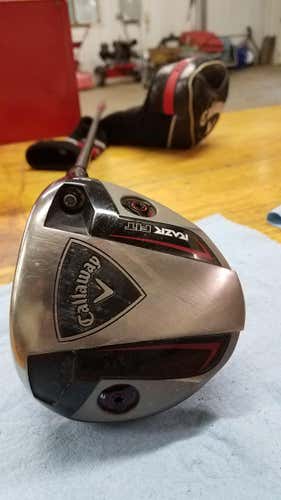 Used Men's Callaway Right Handed Razr Fit Driver Stiff Flex 9.5 Loft