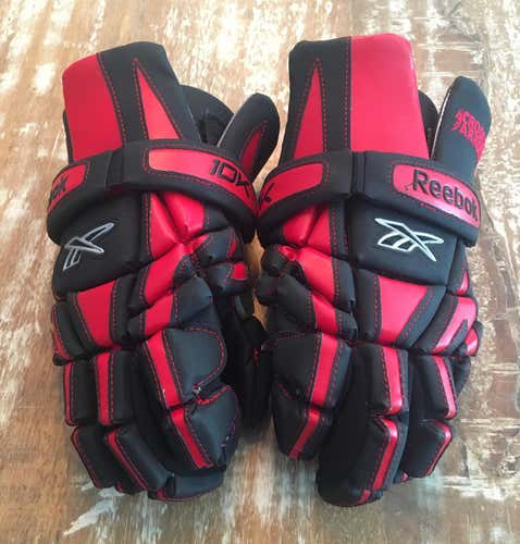 New Reebok 10K Lacrosse Gloves 13" - Special Edition Crooked Arrows