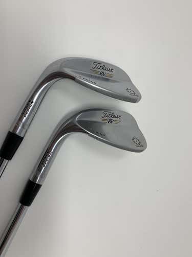 Left Hand LH Vokey SM5 Tour Chrome 52* & 56* Wedges