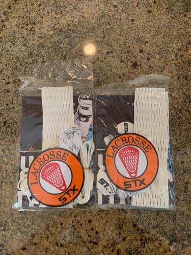 2 New STX Lacrosse Stringing Kits: White Mesh, Sidewall Strings and Shooting Strings