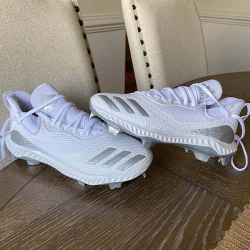 White Men's Molded Cleats Adidas