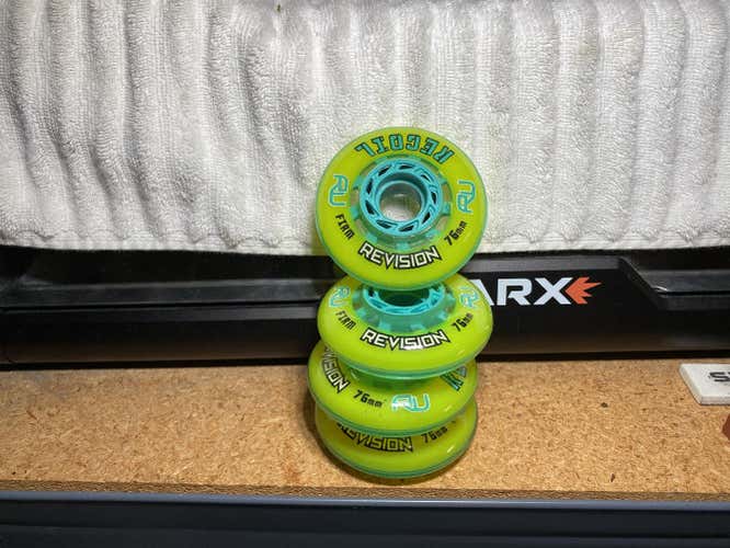 Revision Recoil FIRM | 76MM Inline Roller Hockey Wheels (PACK OF 4)