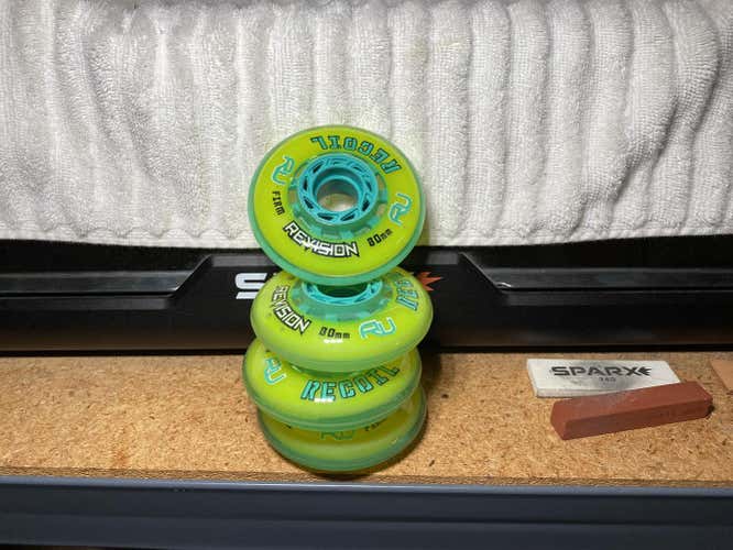 Revision Recoil FIRM | 80MM Inline Roller Hockey Wheels (PACK OF 4)