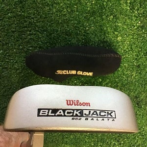 Wilson Black Jack 852 Balata Putter 35” Inches With Headcover