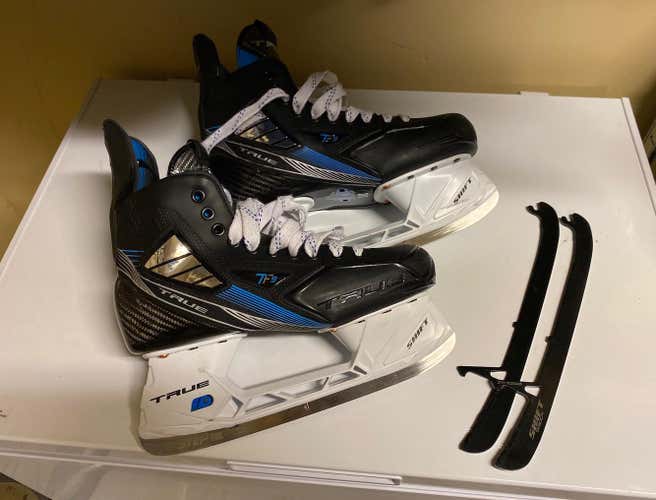 Senior True TF9 Skate Wide Width Size 8 Hockey Skates