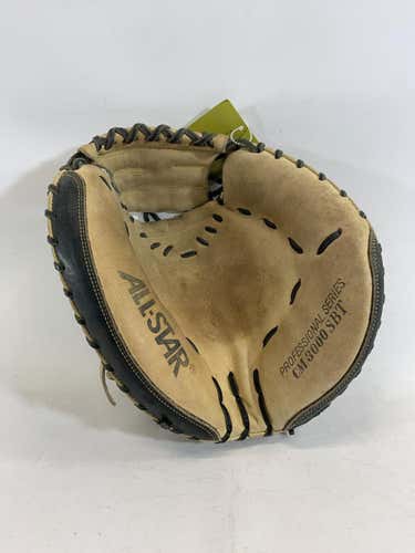 Used All-star Cm3000sbt Right Hand Throw Catchers Glove 33"