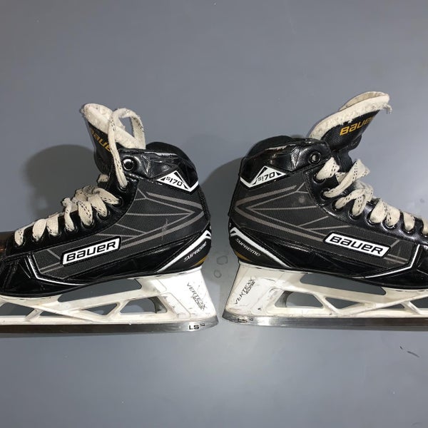 Junior Bauer Supreme S170 Size 5.5 Goalie Skates