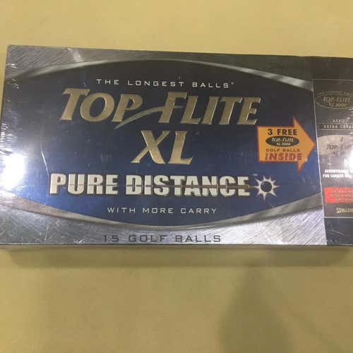 White New Top Flite 15 Pack Balls