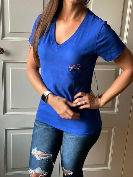 Buffalo Bills Girl NFL Women's V-Neck T-Shirt