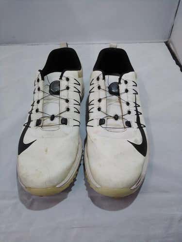 Used Nike Lunarlon Senior 13 Spiked Golf Shoes