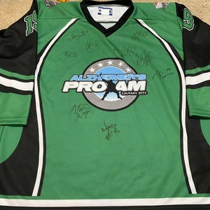 BRYAN TROTTIER Signed Alzheimers Pro Am Autographed Event Worn Hockey Jersey