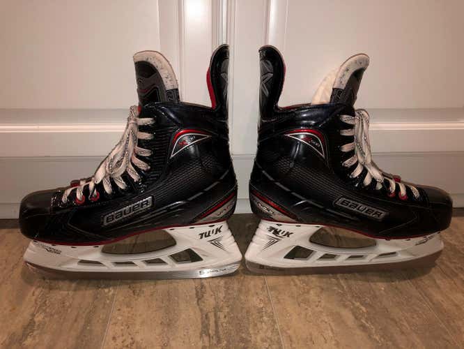 Used Senior Bauer Vapor X500 Hockey Skates Regular Width Size 7.5