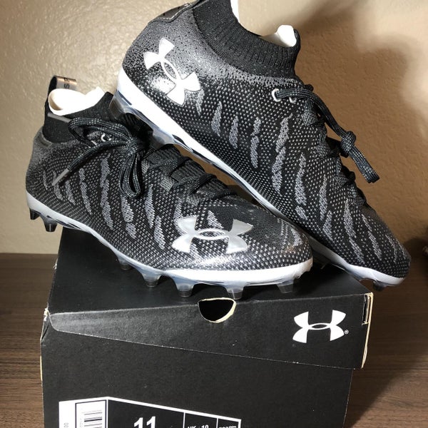 New Black Under Armour Spotlight Lux MC - sz 11