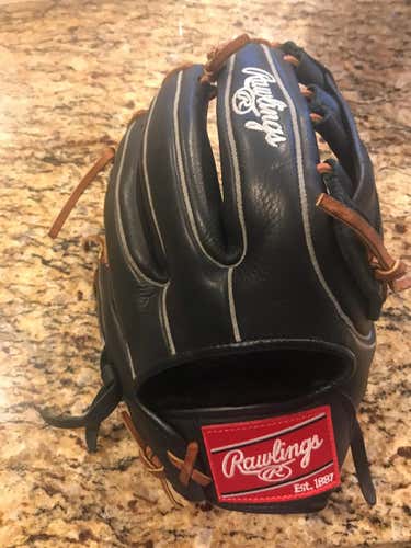 Black Kid Pitch (9YO-13YO) Infield Gamer 11.75" Baseball Glove