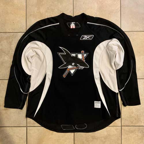 New! Pro Stock Worcester Sharks Reebok Practice Jersey Sz 58