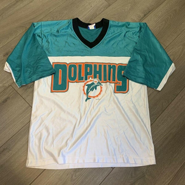 Vintage 1996 Miami Dolphins Jersey Style Shirt, L