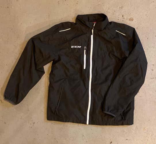 Black Men's Large CCM Jacket
