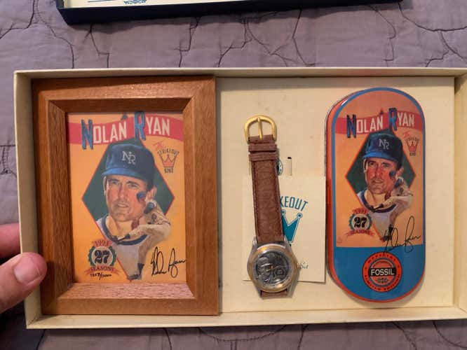 Nolan Ryan Fossil Watch Set