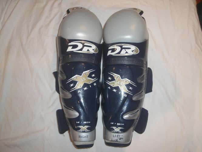 DR X Axis X15 SHIN GUARDS SIZE 14" USED