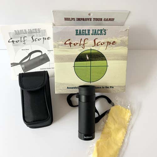 BRAND NEW: EAGLE JACK'S GOLF SCOPE RANGE FINDER