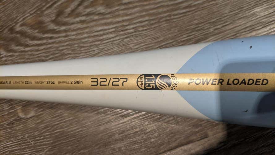 Used Kid Pitch (9YO-13YO) USSSA Certified 2019 Warstic Alloy Warhawk Bat (-5) 27 oz 32"