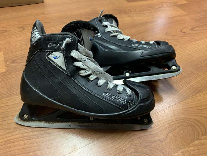 Used Senior CCM Vector 04 Hockey Goalie Skates Regular Width Size 8