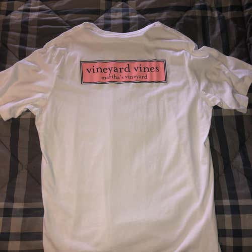 White Vineyard Vines Block Shirt