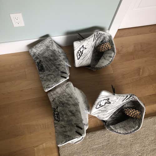 One Set Of White Senior Regular G-Netik Pro Stock