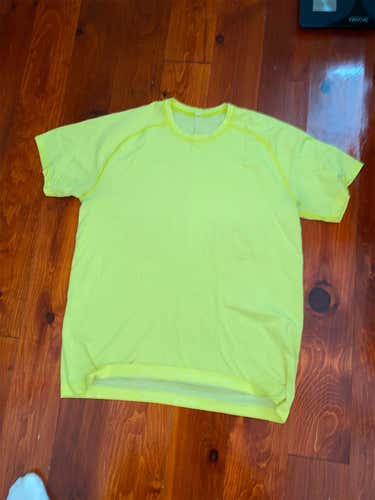 Yellow Men's XL Lululemon Shirt