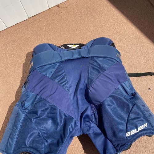 Blue Senior Medium Bauer 1S Hockey Goalie Pants