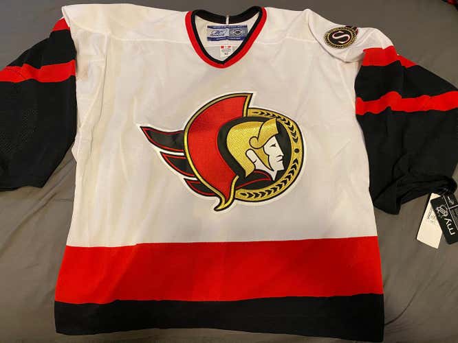 New Ottawa Senators Adult Size 52 Reebok Jersey Pro Stock