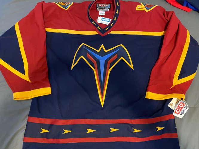 New Atlanta Thrashers Adult Size 52 CCM Jersey Pro Stock