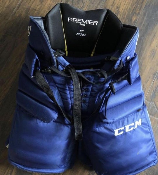 Blue Senior Small CCM Premier Pro Hockey Goalie Pants