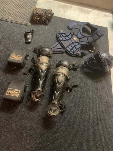 Used Youth Easton catchers gear, full set