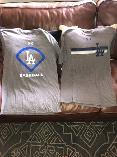 2 UA Dodgers t shirts (both worn once)