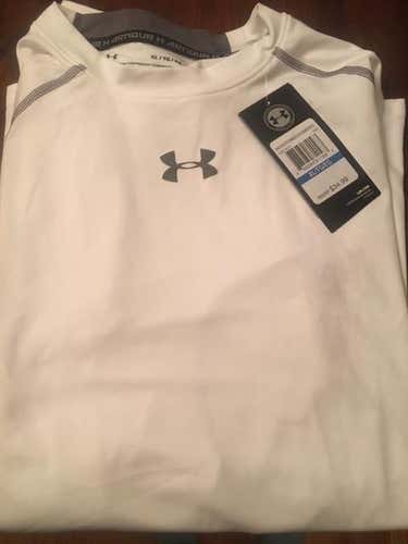 White New Adult Men's XL Under Armour Compression