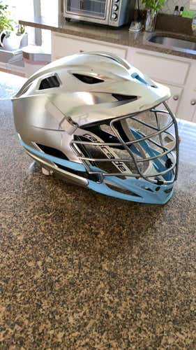 Silver Adult Player's Cascade R Helmet