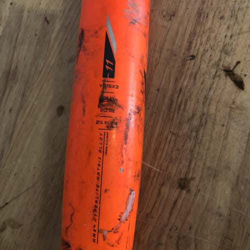 Used USSSA Certified Alloy XL3 (-11) 20 oz 31" Bat